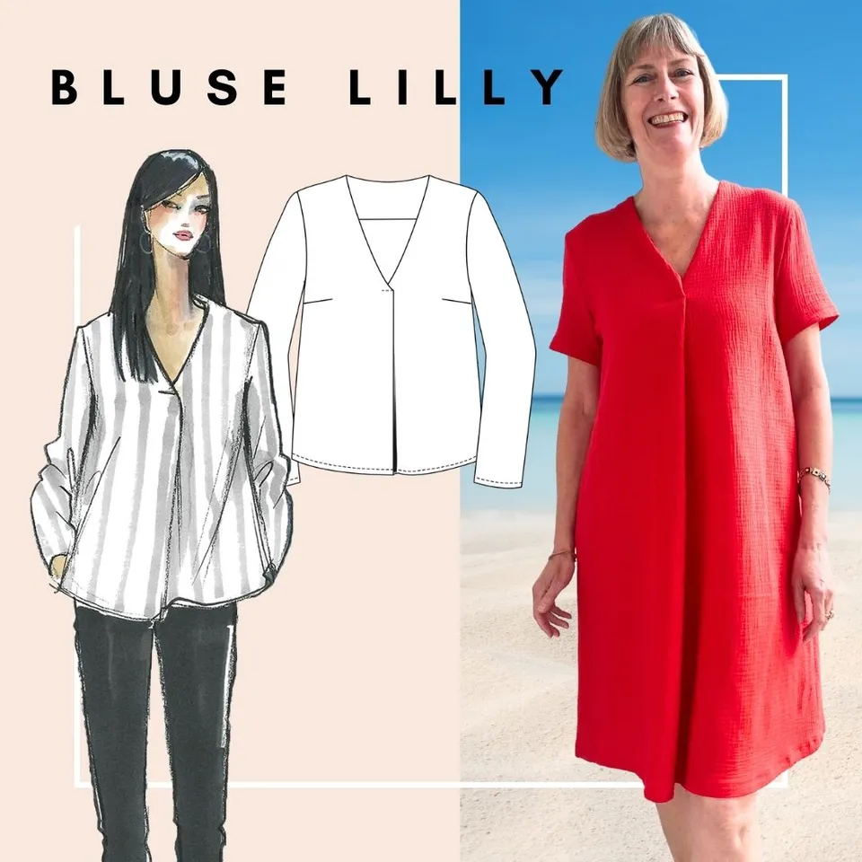 schnittmuster-berlin-bluse-lilly-schnittmuster-mit-patternhack-zum-sommerkleid image 1