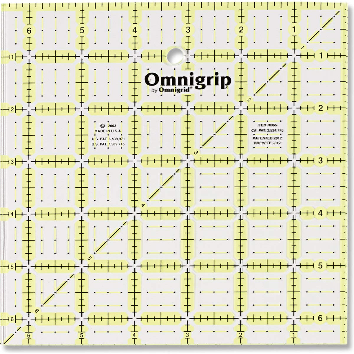 prym-610215-omnigrip-anti-rutsch-lineal-6-5-x-6-5-inch image 2
