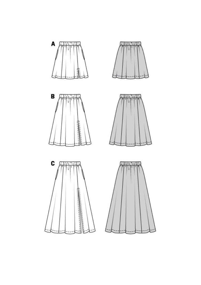 burda-style-schnittmuster-6027-sommerliche-r-cke-mini-midi-und-maxi-damen-gr-34- image 5