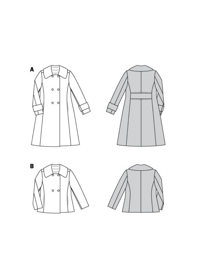 burda-style-schnittmuster-mantelvariationen-6092-damen-mantel-und-jacke-gr-34-44 image 2