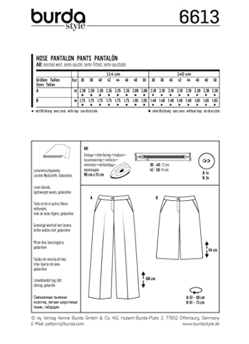 burda-style-schnittmuster-6613-damen-b-gelfalten-hose-und-bermuda-gr-36-50-plus- image 7