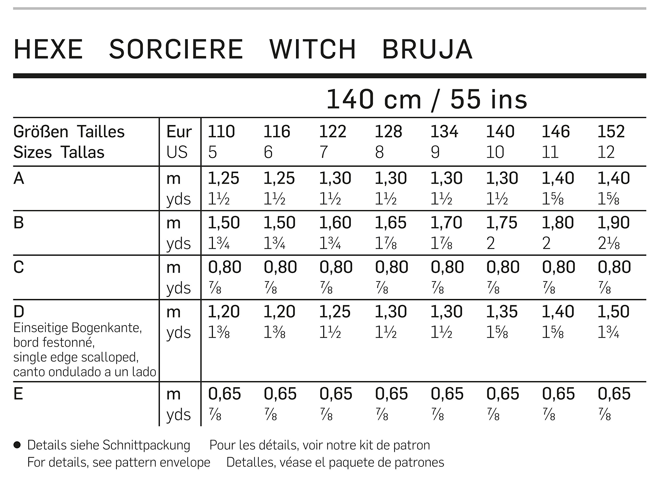 burda-style-2367-m-dchen-hexen-kost-m-schnittmuster-gr-110-152 image 5