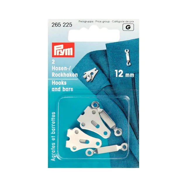 prym-haken-12-mm-silber-kunststoff-hosen-und-rockverschluss-2-st-ck image 1