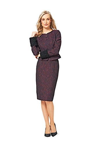 burda-style-6705-schnittmuster-jacke-mit-rei-verschluss-rock-damen-gr-34-46 image 6