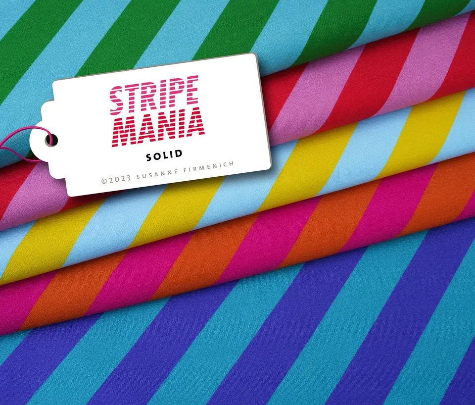 albstoffe-stripemania-solid-sweat-bio-sweat-meterware image 1