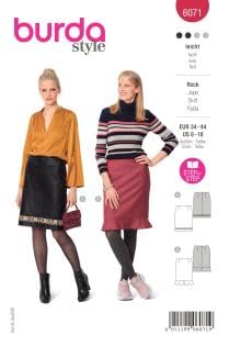 burda-style-6071-schnittmuster-rockvariationen-damen-gr-34-44-papierschnittmuste image 3