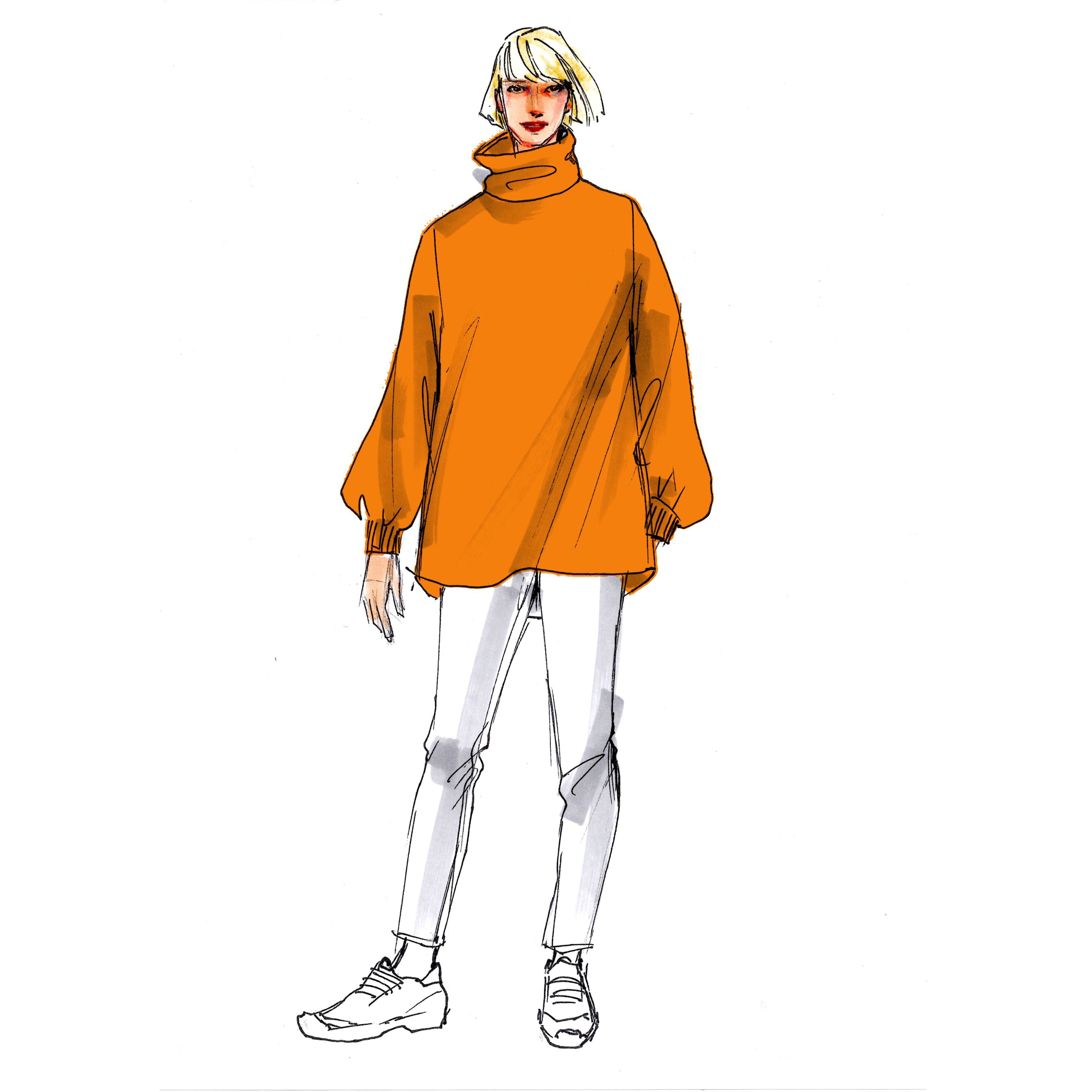 schnittmuster-berlin-pulli-veronika-damen-rollkragenpullover-schnittmuster-gr-34 image 1
