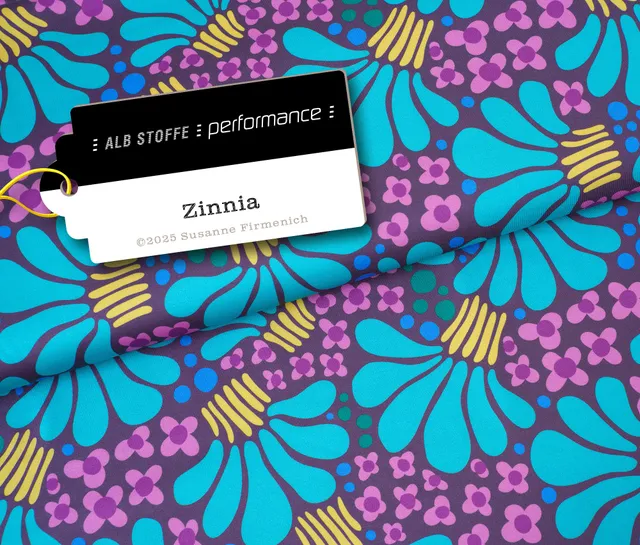albstoffe-performance-zinnia-t-rkis-mauve-activewear-stoff-meterware image 1