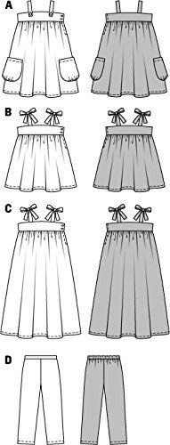 burda-9437-schnittmuster-m-dchen-tr-ger-kleid-und-hose-gr-98-104 image 6