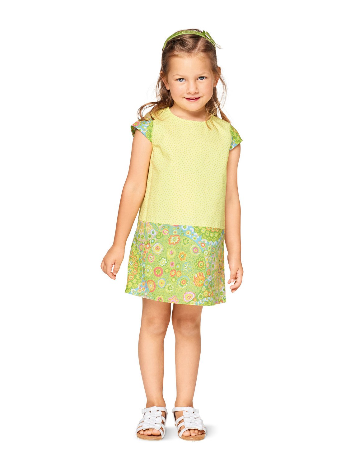 burda-style-9360-schnittmuster-kleid-bluse-und-rock-f-r-kids-gr-92-122 image 2