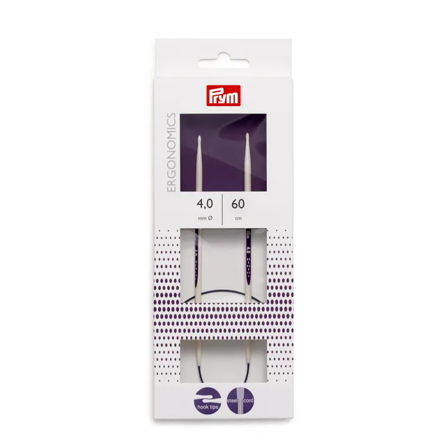 prym-rundstricknadel-prym-ergonomics-4-mm-60-cm-high-performance-kunststoff image 1