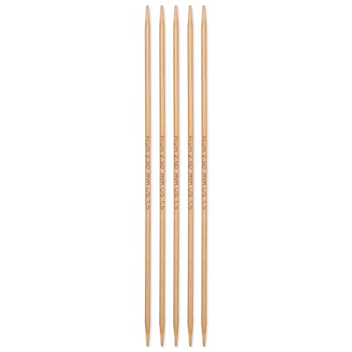 prym-222201-strumpfstricknadeln-prym-1530-bambus-15-cm-2-5-mm-holzfarben image 5