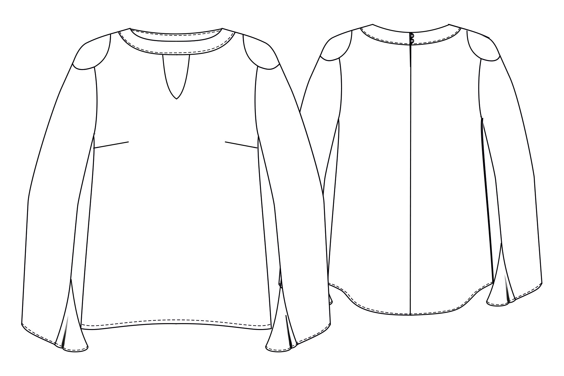 schnittmuster-berlin-bluse-noemi-cut-out-bluse-mit-godets image 2