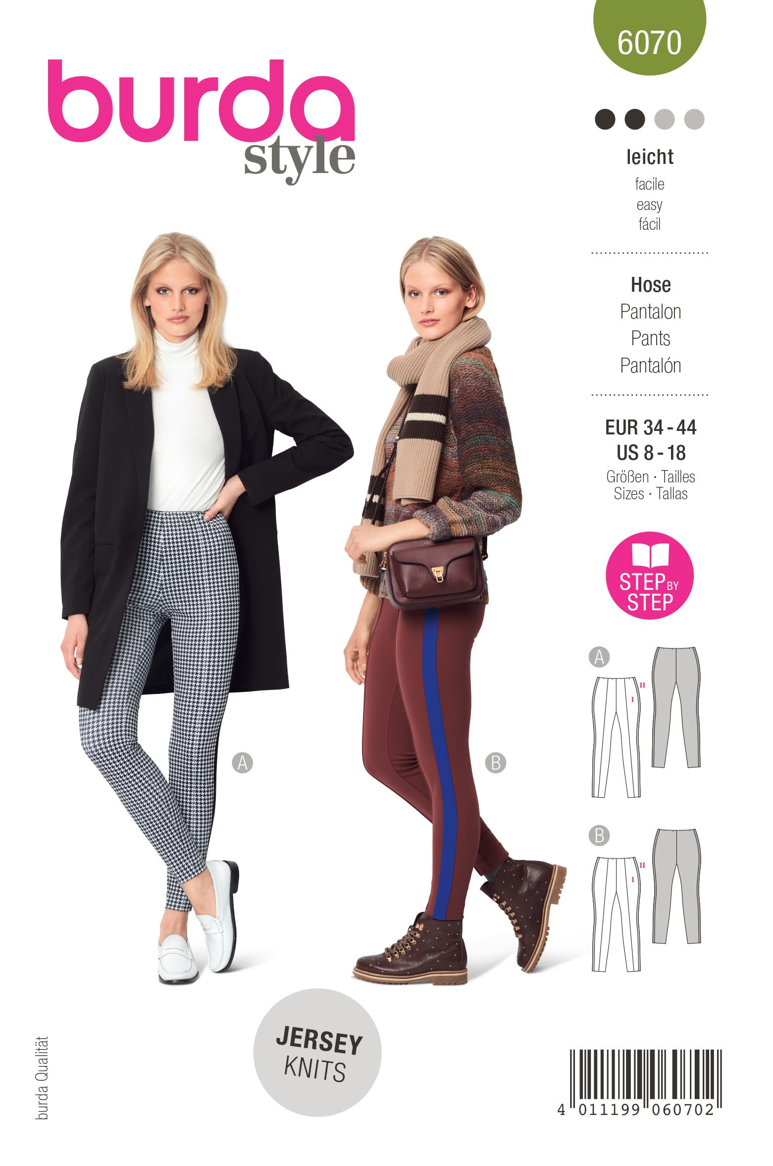 burda-style-6070-schnittmuster-hosenvariationen-damen-gr-34-44-papierschnittmust image 1