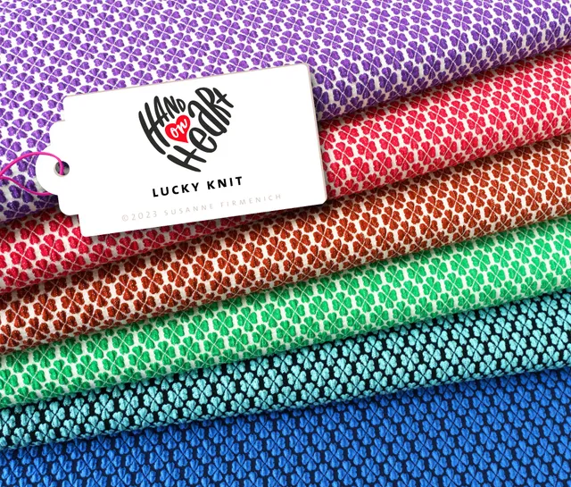 albstoffe-hand-on-heart-lucky-knit-bio-jacquard-jersey-meterware image 1