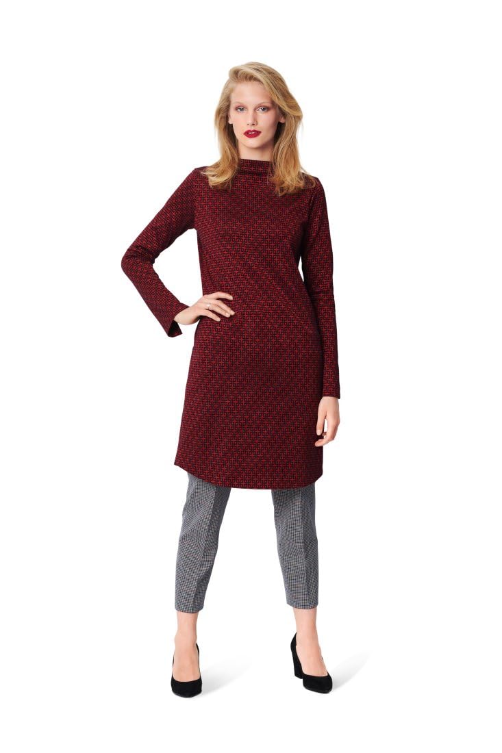 burda-style-b6080-damen-kleid-und-top-papierschnittmuster image 8