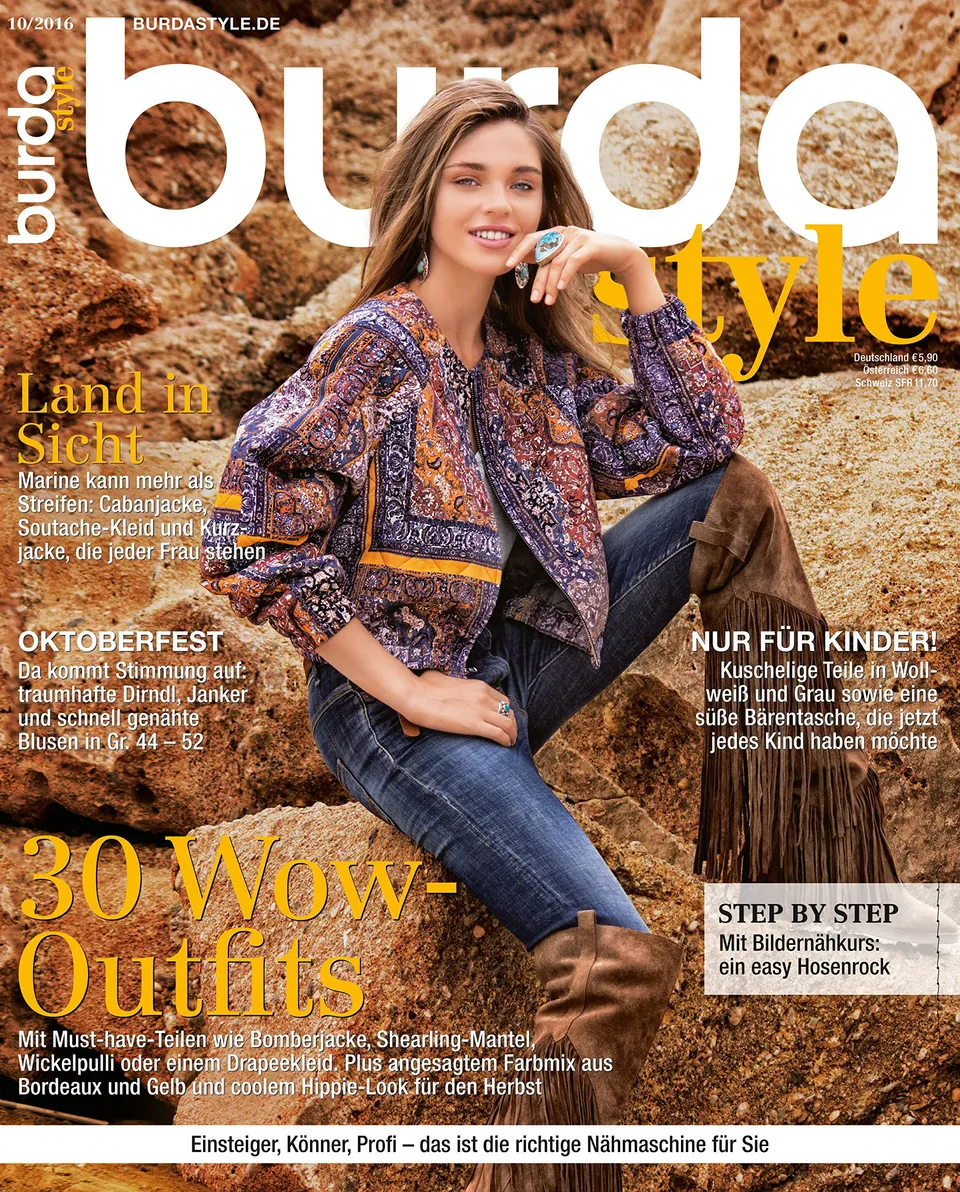 burda-style-n-hmagazin-oktober-ausgabe-2016-10-schnittmuster-heft-f-r-anf-nger-u image 1