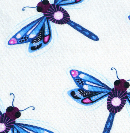 albstoffe-beetles-bugs-dragonfly-double-gauze-musselin-meterware image 3