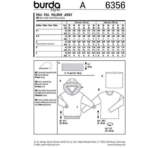 burda-style-6356-pullover-schnittmuster-gr-38-48-mit-kapuze image 7