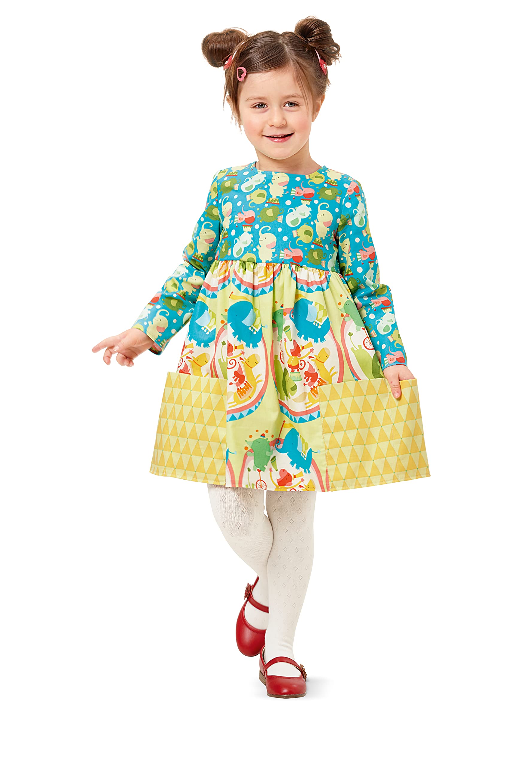 burda-style-9373-m-dchen-kleid-papierschnittmuster-gr-98-104 image 4