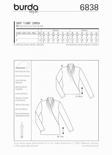 burda-style-6838-damen-wickelshirts-gr-36-46-papierschnitt image 6