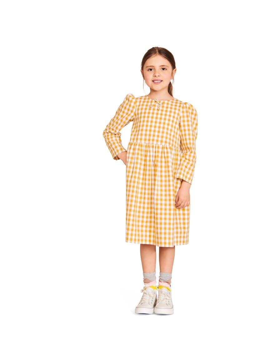 burda-style-schnittmuster-9263-kleid-und-oberteil-mit-raffungen-kinder-gr-104-14 image 5
