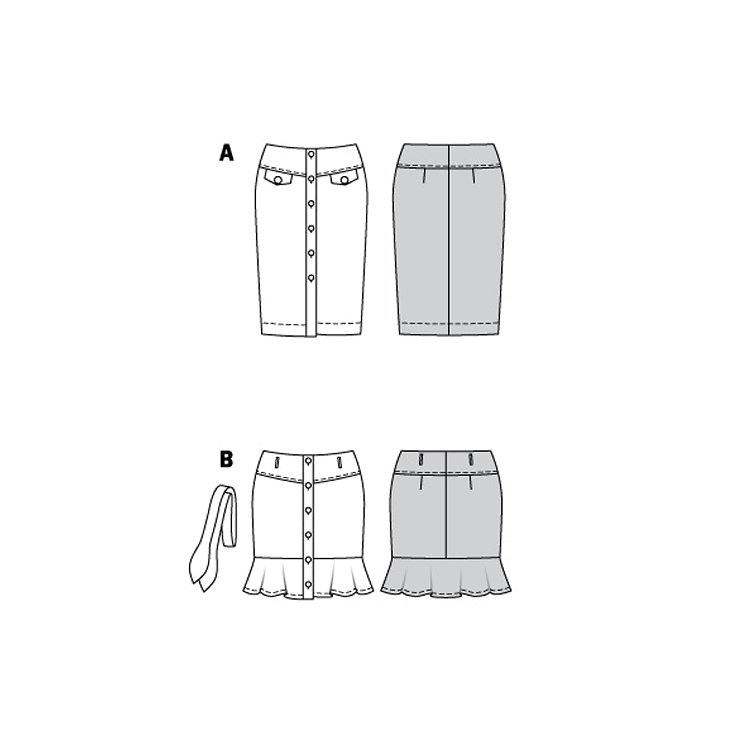 burda-style-schnittmuster-set-r-cke-damen-gr-34-44-jeansrock-look image 7