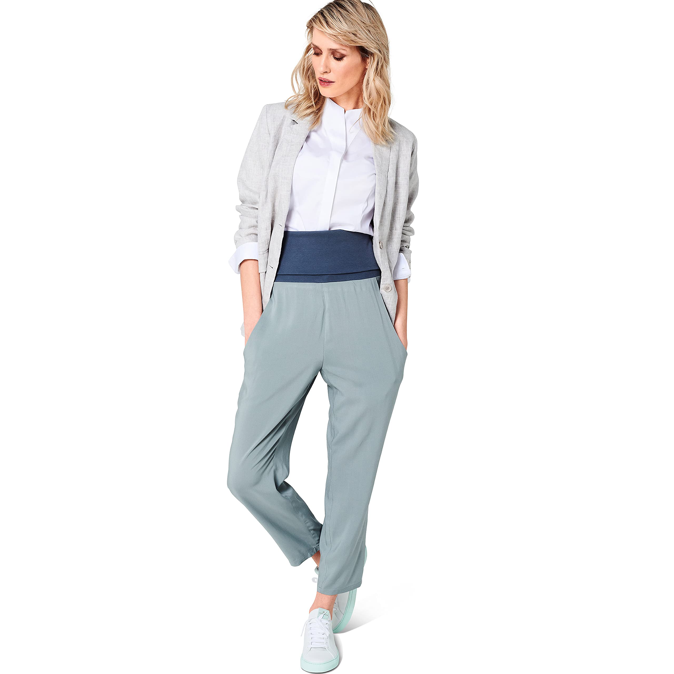 burda-style-schnittmuster-set-hose-kurze-hose-mit-rippstrickbund-papierschnittmu image 3