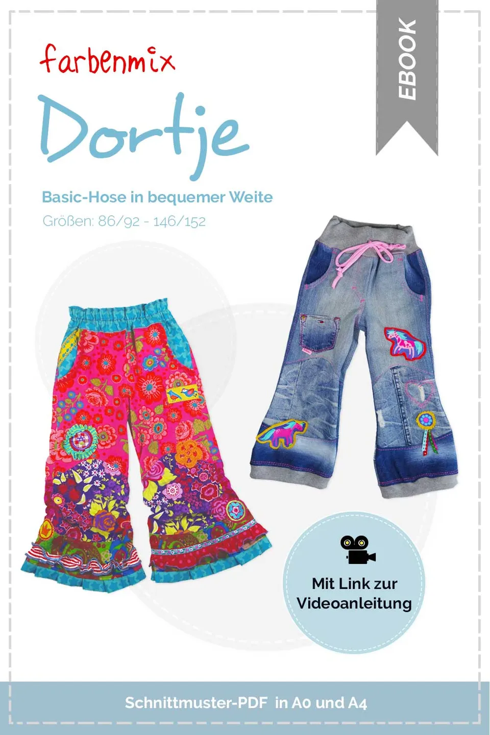 farbenmix-dortje-jeans-basic-hose-schnittmuster-ebook-gr-86-92-146-152 image 1