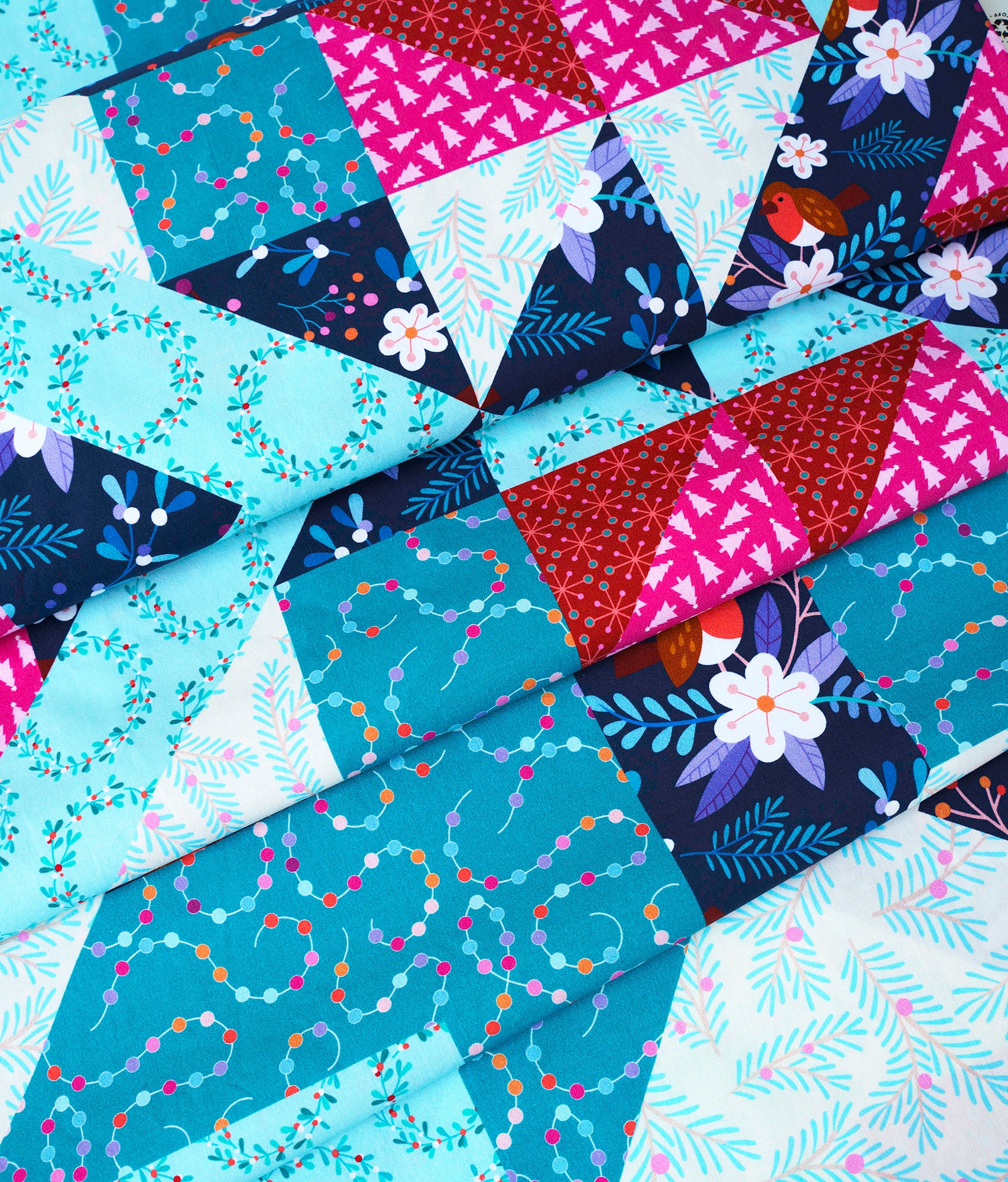 albstoffe-christmas-cheater-quilt-canvas-bio-canvas-panel-150x200cm image 3