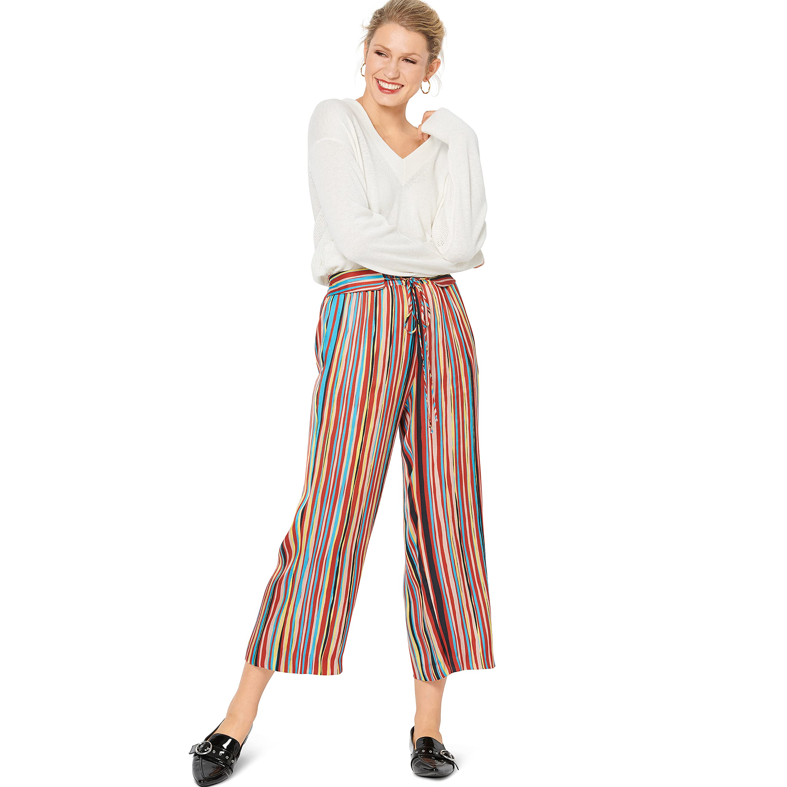 burda-style-schnittmuster-set-hose-damen-gr-34-44-weite-hose-mit-gummibund-2-mod image 4