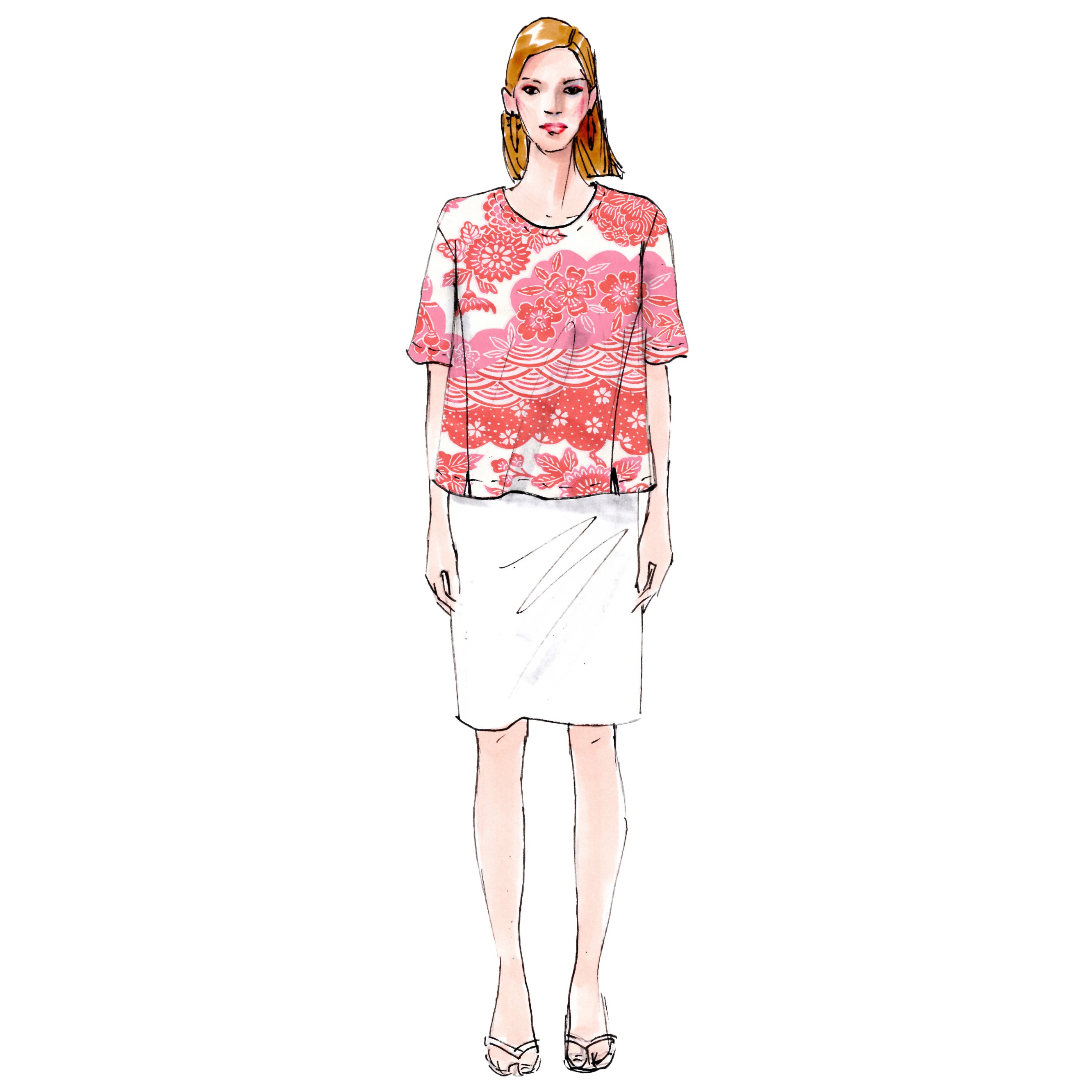 schnittmuster-berlin-t-shirt-este-damen-ebook image 1