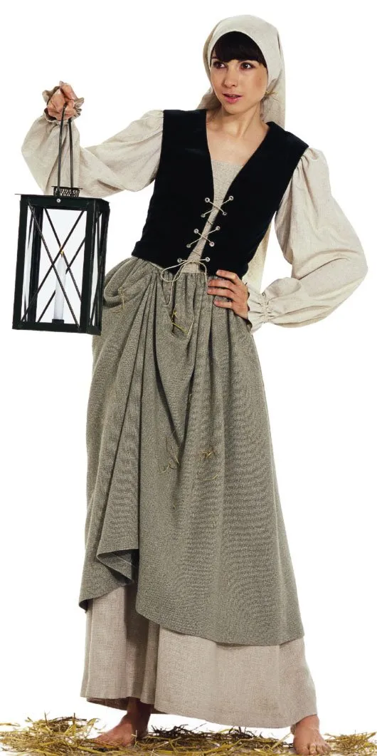 burda-2457-schnittmuster-magd-und-b-uerin-kost-m-damen-gr-36-48 image 1