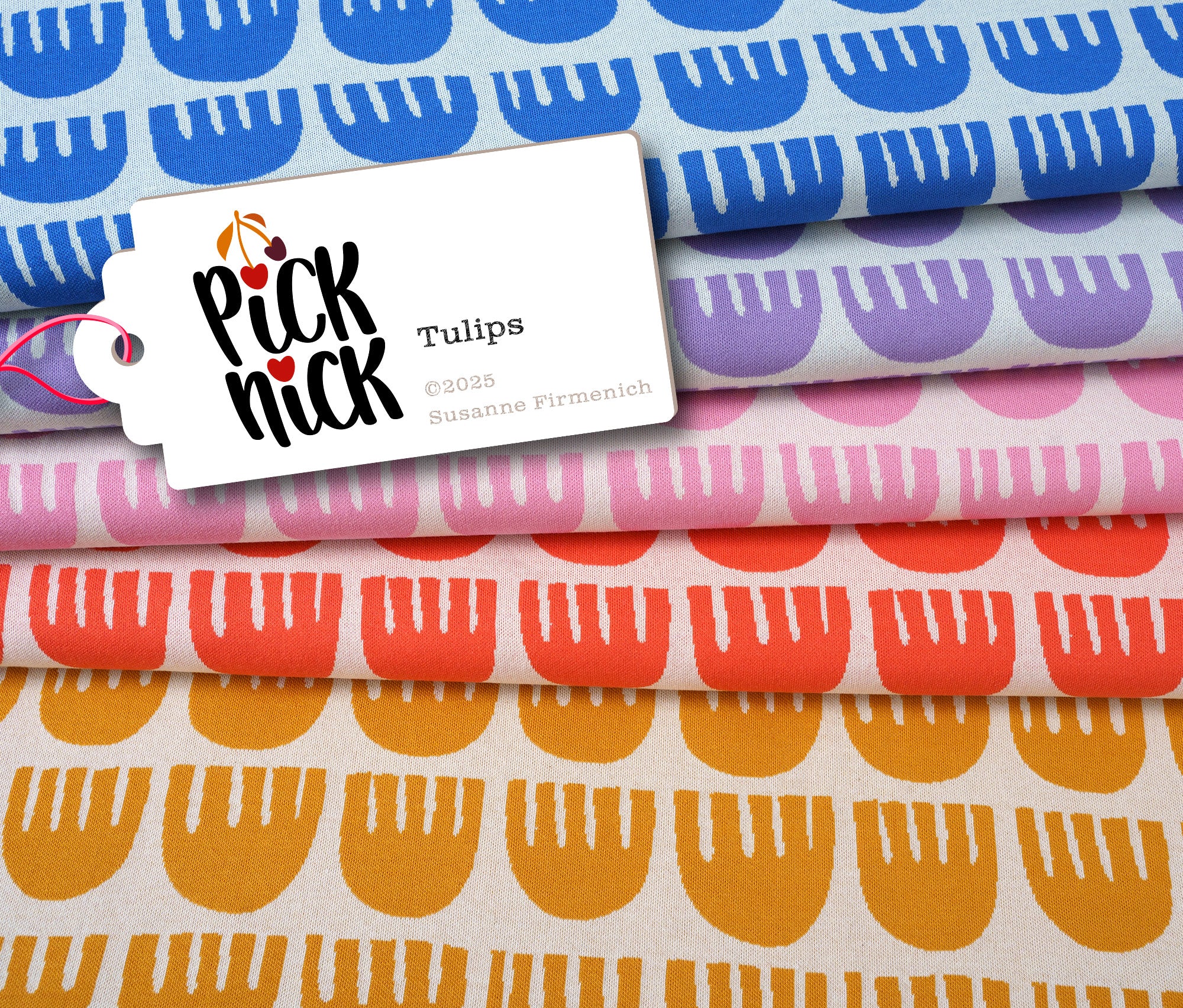 albstoffe-picknick-tulips-jacquard-jersey-bio-jacquard-150-cm image 1