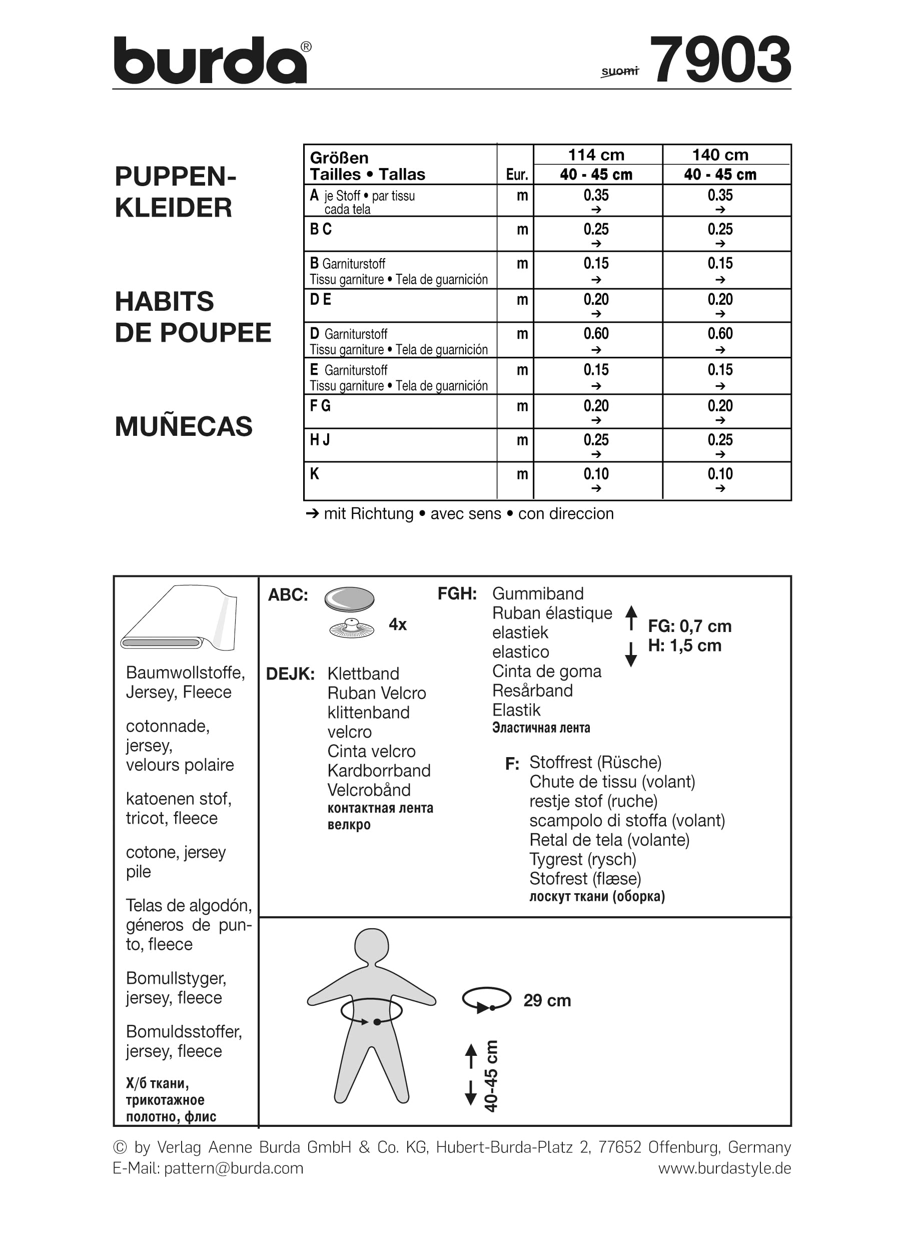 burda-style-b7903-puppenkleider-schnittmuster-19-x-13-cm image 2