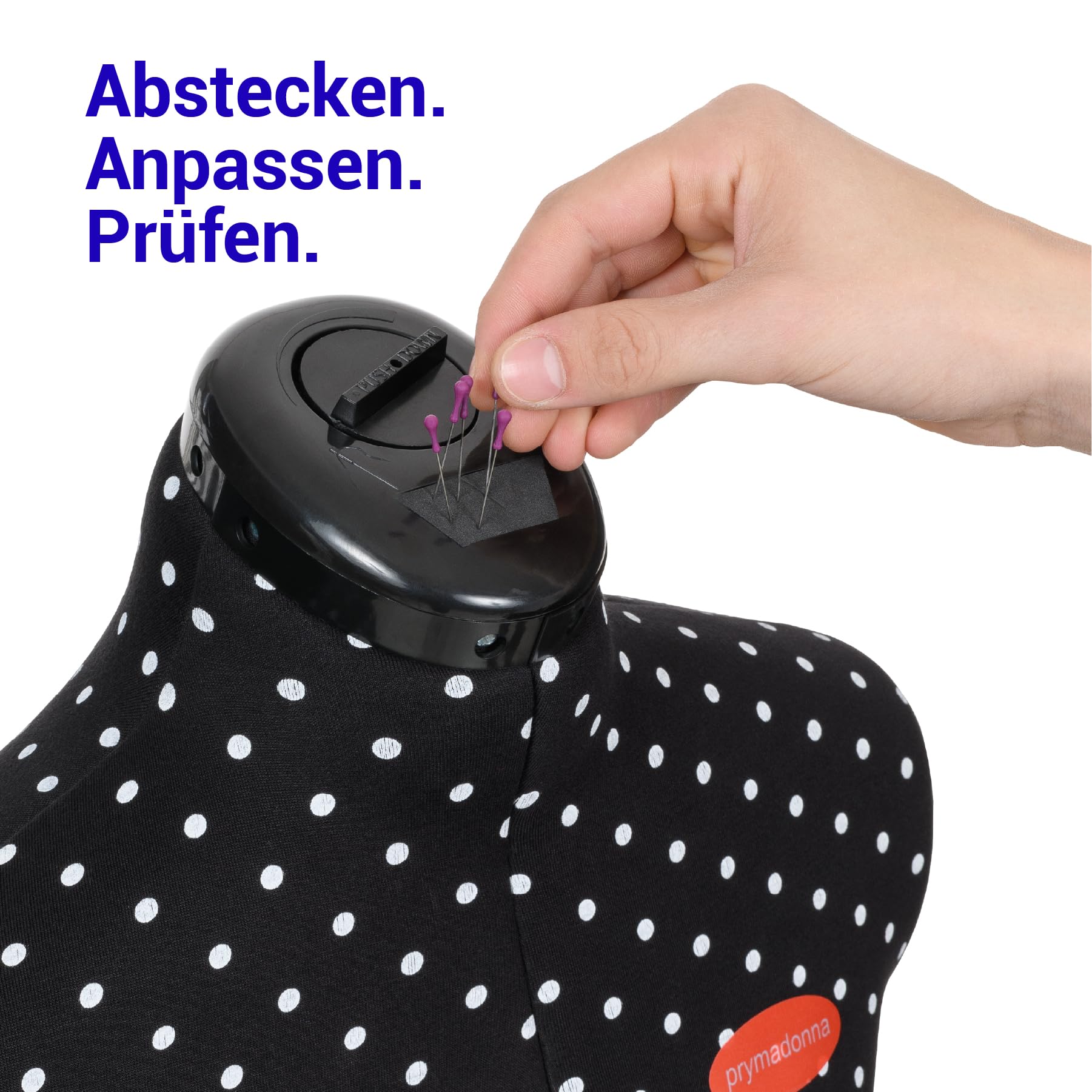 prym-611752-schneiderpuppe-prymadonna-polka-dots-gr-s-36-42 image 4