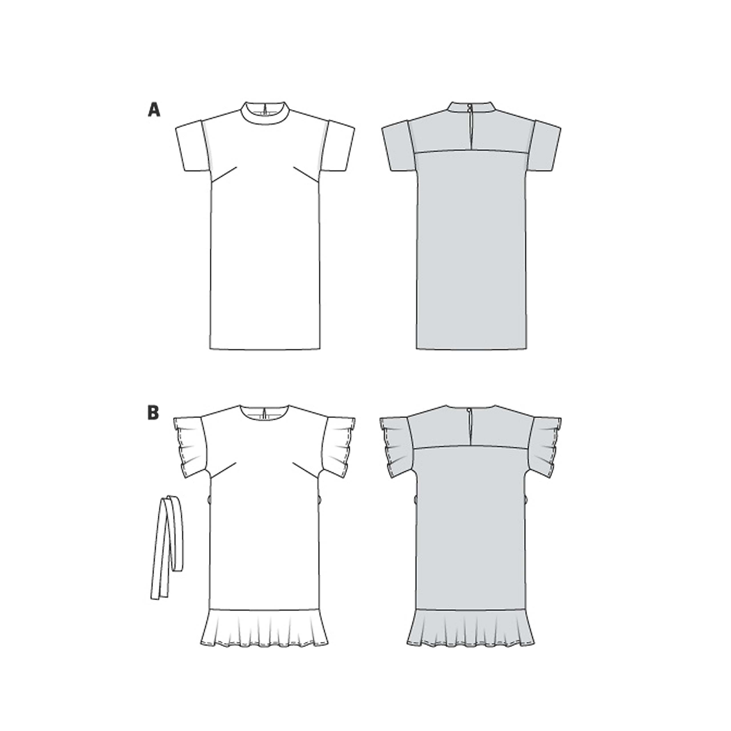 burda-style-schnittmuster-set-kleid-damen-gr-34-44-mit-stehkragen image 6