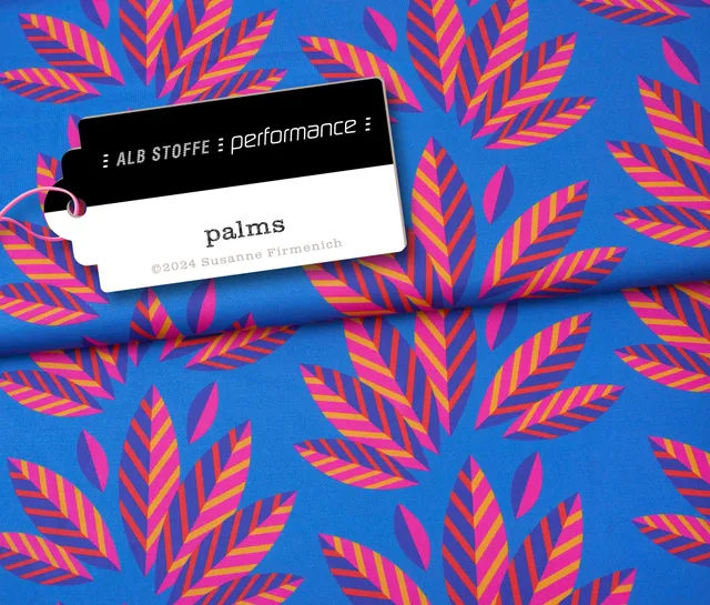 albstoffe-performance-palms-blue-activewear-jersey image 1