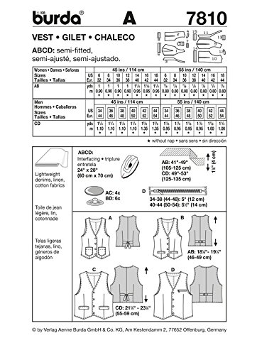 burda-style-young-schnittmuster-7810-weste-damen-herren-gr-32-44-44-54 image 3