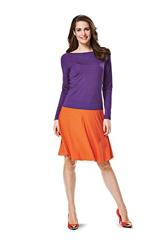 burda-easy-schnittmuster-6988-damen-jerseykleid-gr-34-46 image 4