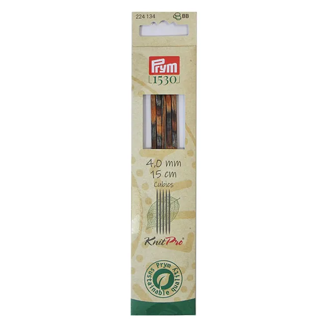 prym-strumpfstricknadeln-cubics-natural-15-cm-4-0-mm image 1