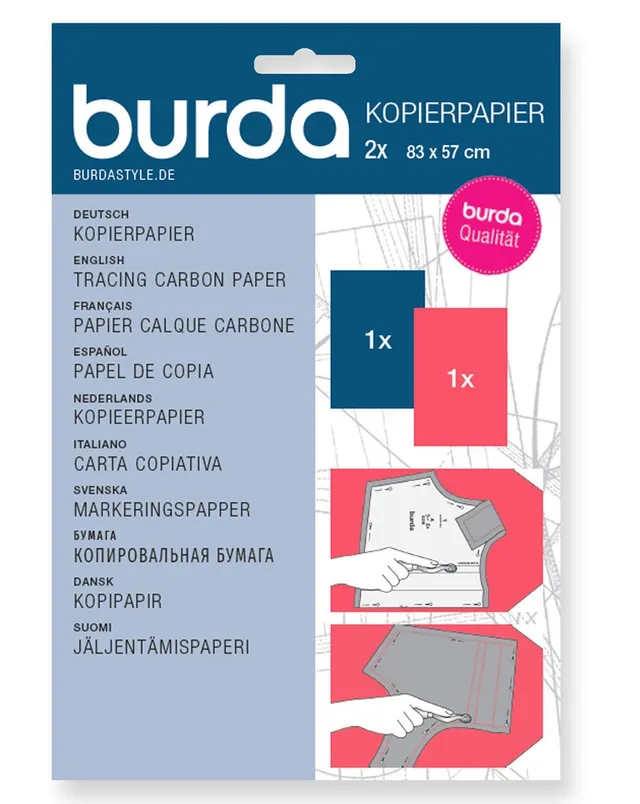 burda-style-kopierpapier-schnittmusterpapier-2-blatt-83-x-57-cm-blau-rot image 1