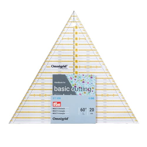 prym-611656-omnigrid-patchwork-dreieck-60-grad-20-cm-speziallineal-transparent image 3