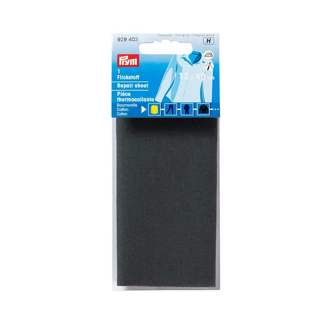 prym-929403-flickstoff-baumwolle-zum-aufb-geln-12-x-45-cm-grau image 1