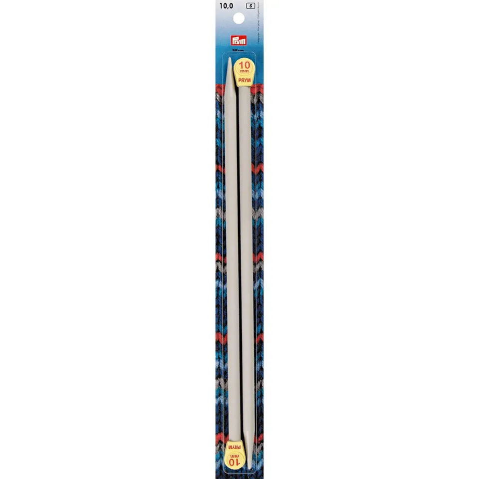 prym-jackenstricknadeln-kunststoff-10-mm-x-35-cm-grau-2-st-ck image 1