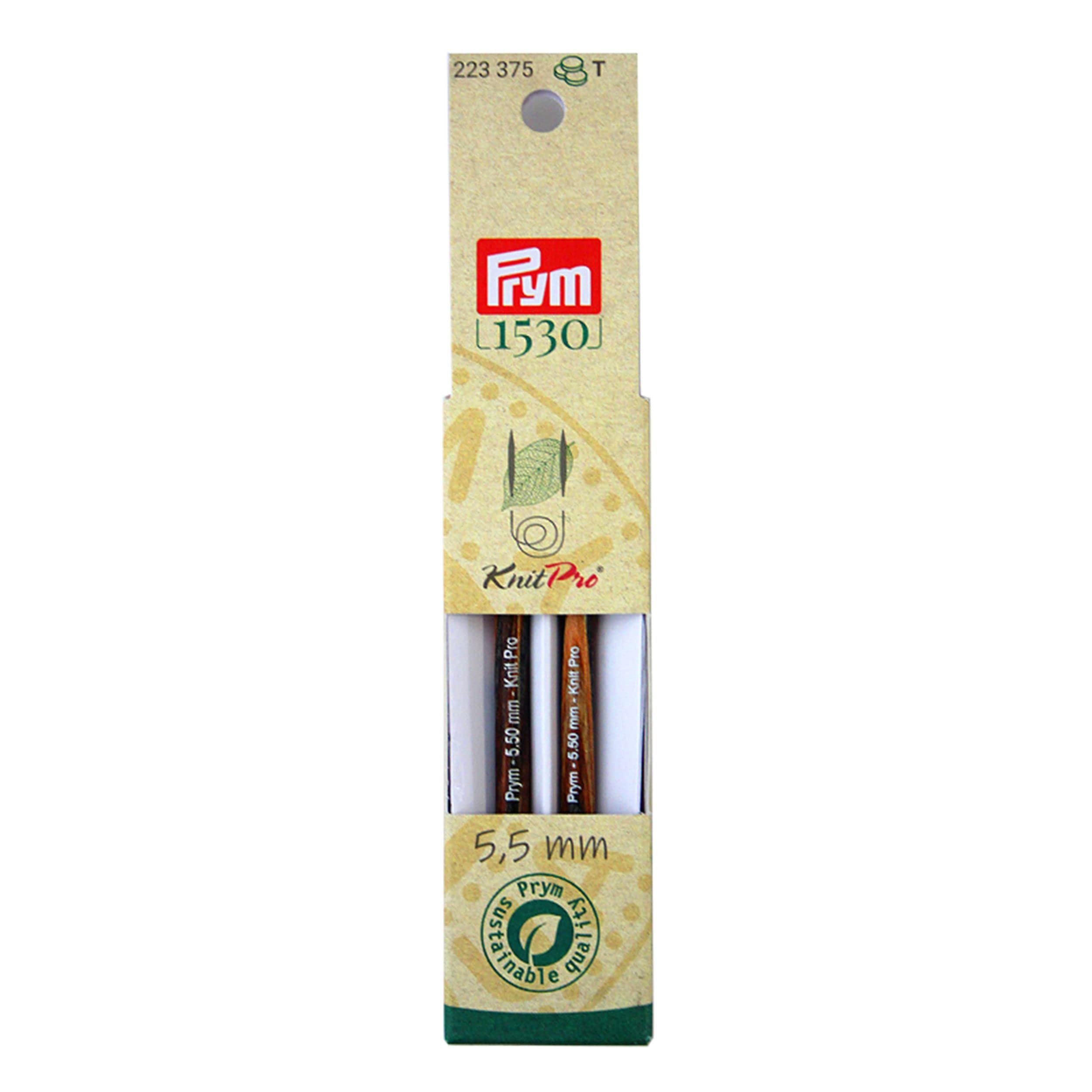 prym-natural-223375-rundstricknadelspitzen-kurz-5-50-mm-8-7-cm-holz image 1
