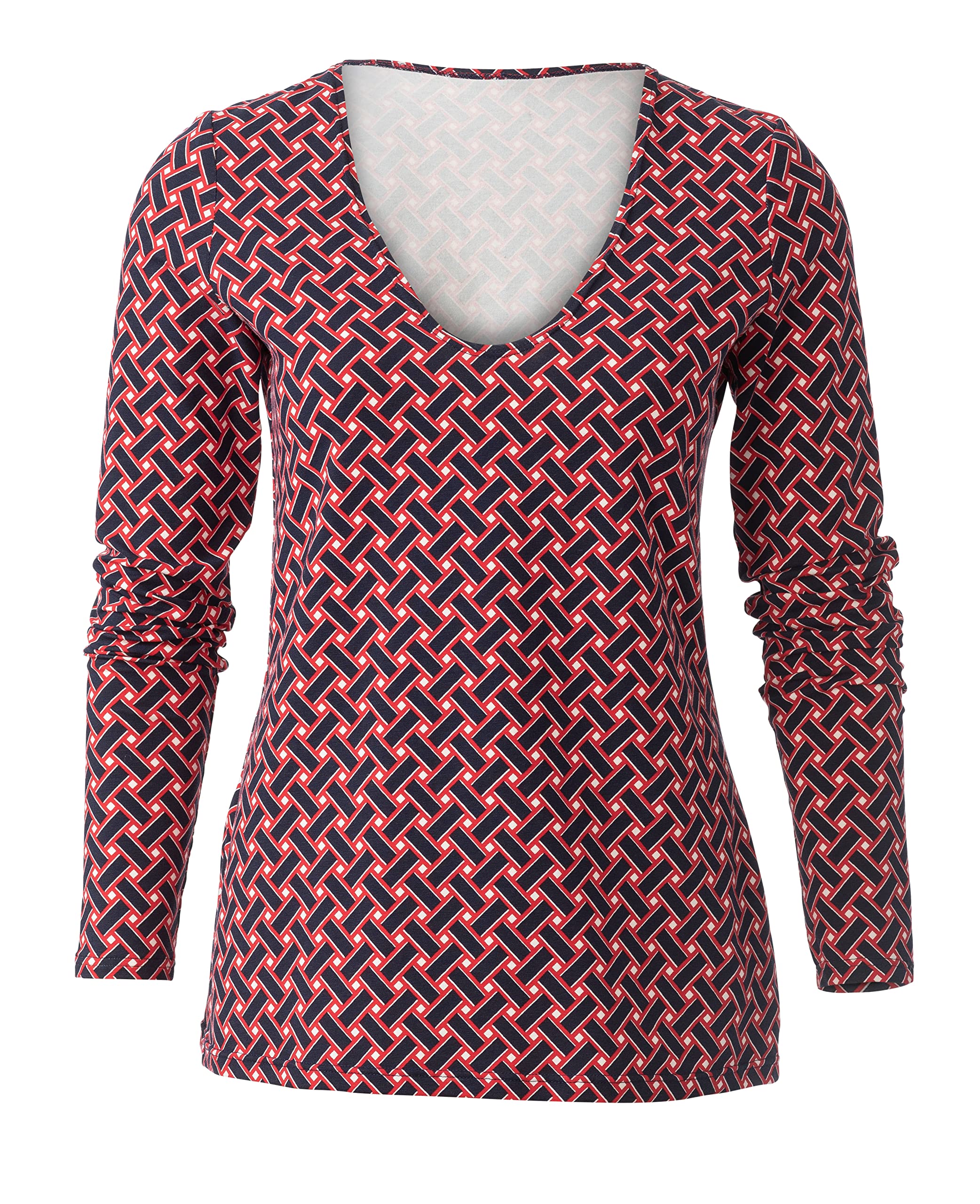 burda-style-b6075-schnittmuster-oberteil-und-kleid-damen-jersey-mit-v-ausschnitt image 5