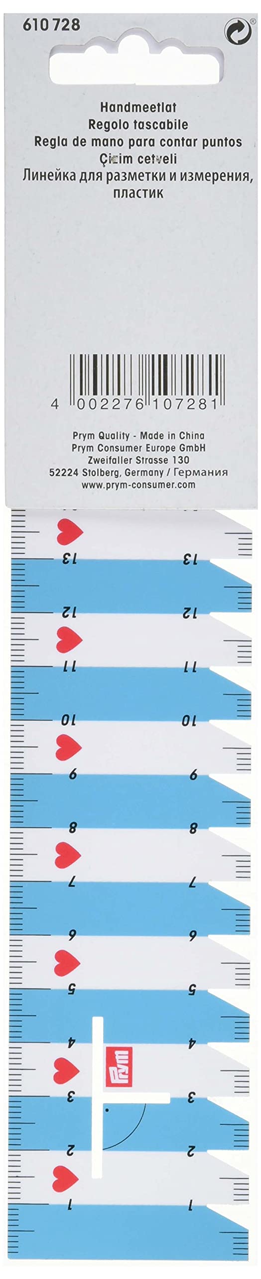prym-love-handma-flexibles-kunststoff-lineal-t-rkis-24-5-cm image 2