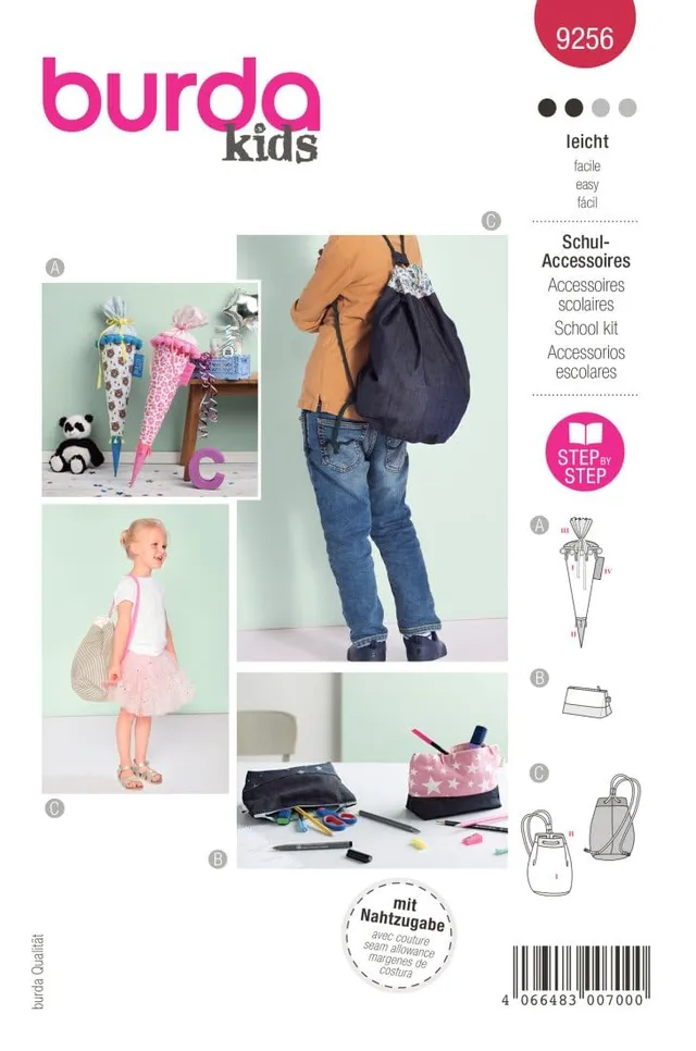 burda-style-kids-schnittmuster-9256-schult-te-m-ppchen-turnbeutel-einschulung image 1
