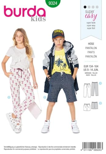 burda-style-9324-bermuda-shorts-kinder-jersey-knielang-mit-gummibund image 6